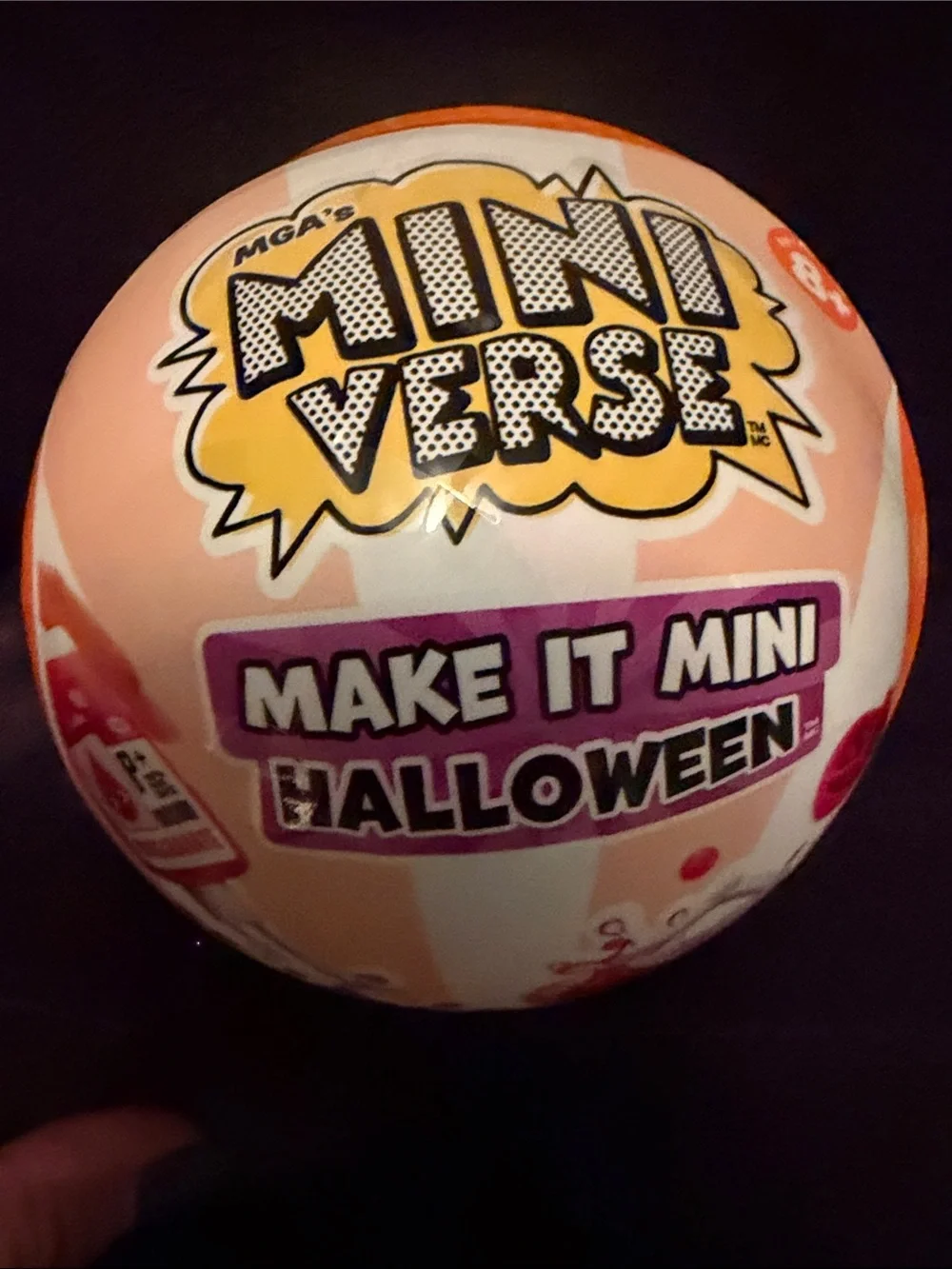 MGA Miniverse Halloween Surprise Ball rare corpse bride cake. New unopened